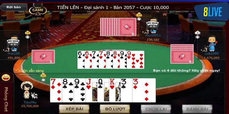 4 doi thong chat duoc gi chien thuat rinh rap Dùng 4 đôi thông chơi theo chiến thuật rình rập hiệu quả cao