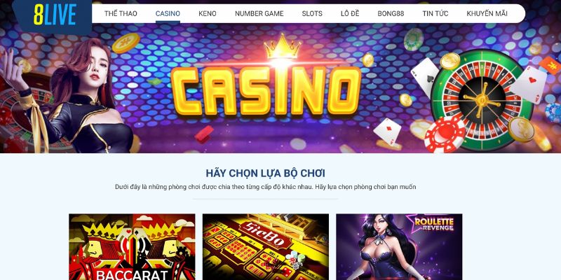 8live live casino Trực tiếp casino cùng hot girl